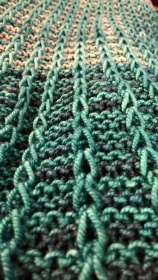 Third section of colourwork